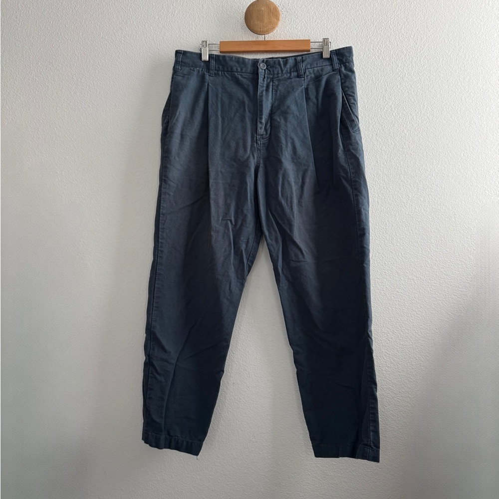Madewell Mens Pleated Cotton Linen Chino Pants